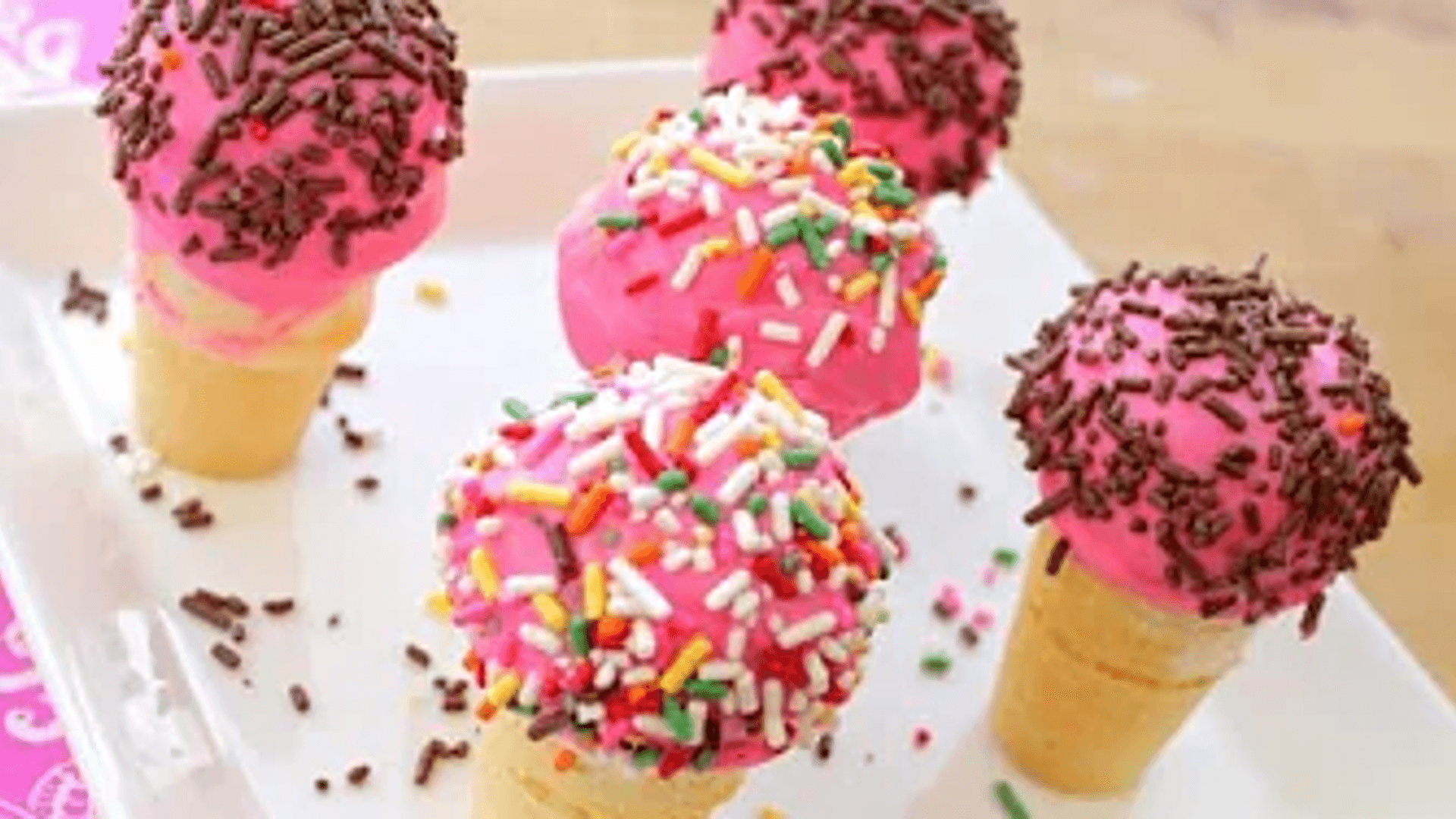 How To Make Ice Cream Cone Cake Pops | Simply Bakings thumbnail