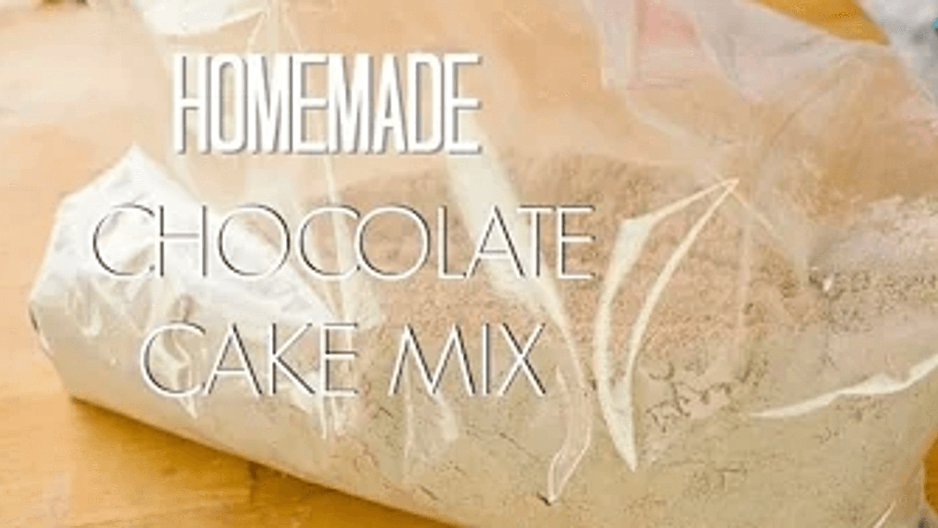 Homemade Chocolate Cake Mix | Simply Bakings thumbnail