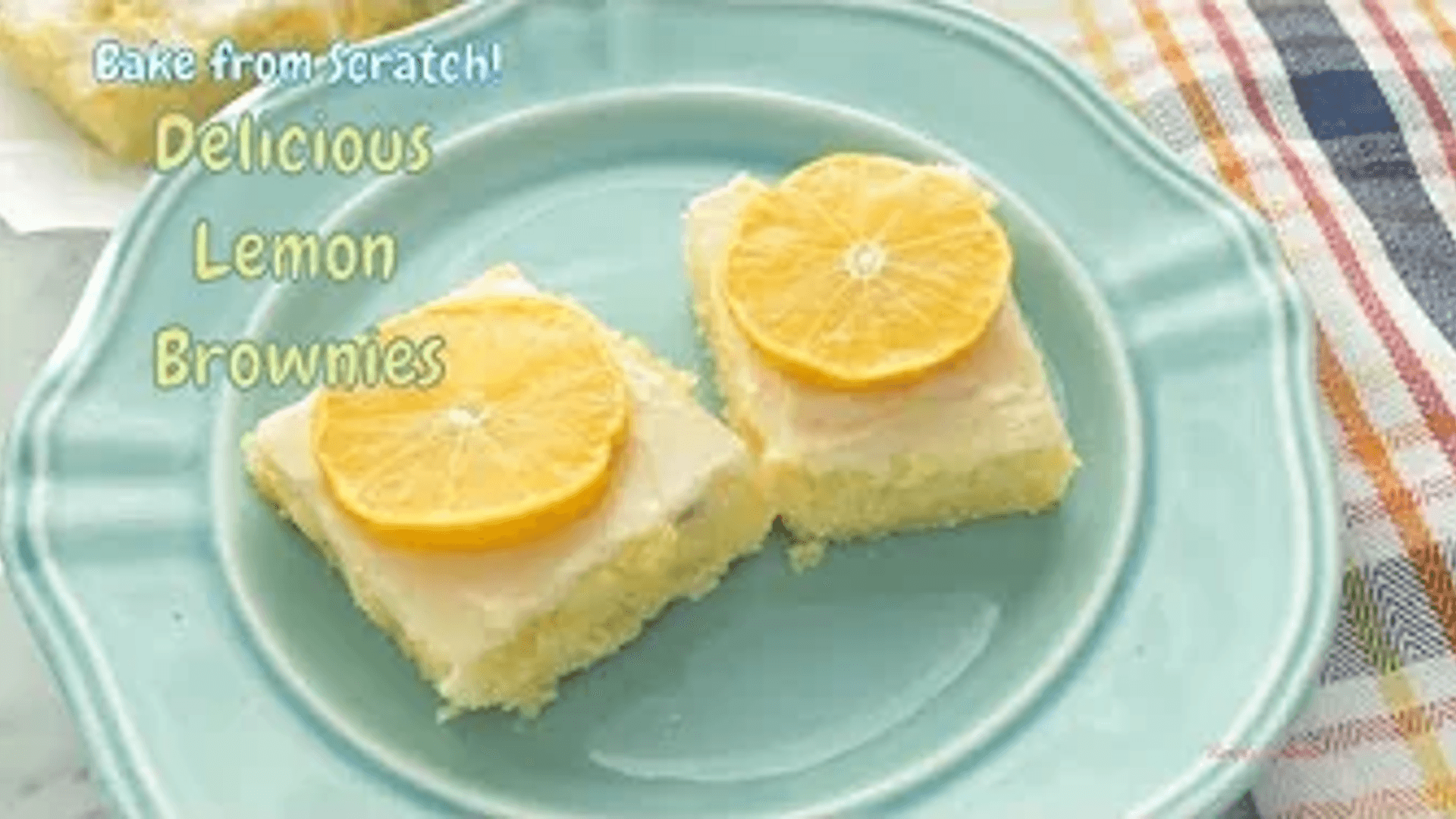 Lemon Brownies From Scratch - Super Easy Recipe thumbnail