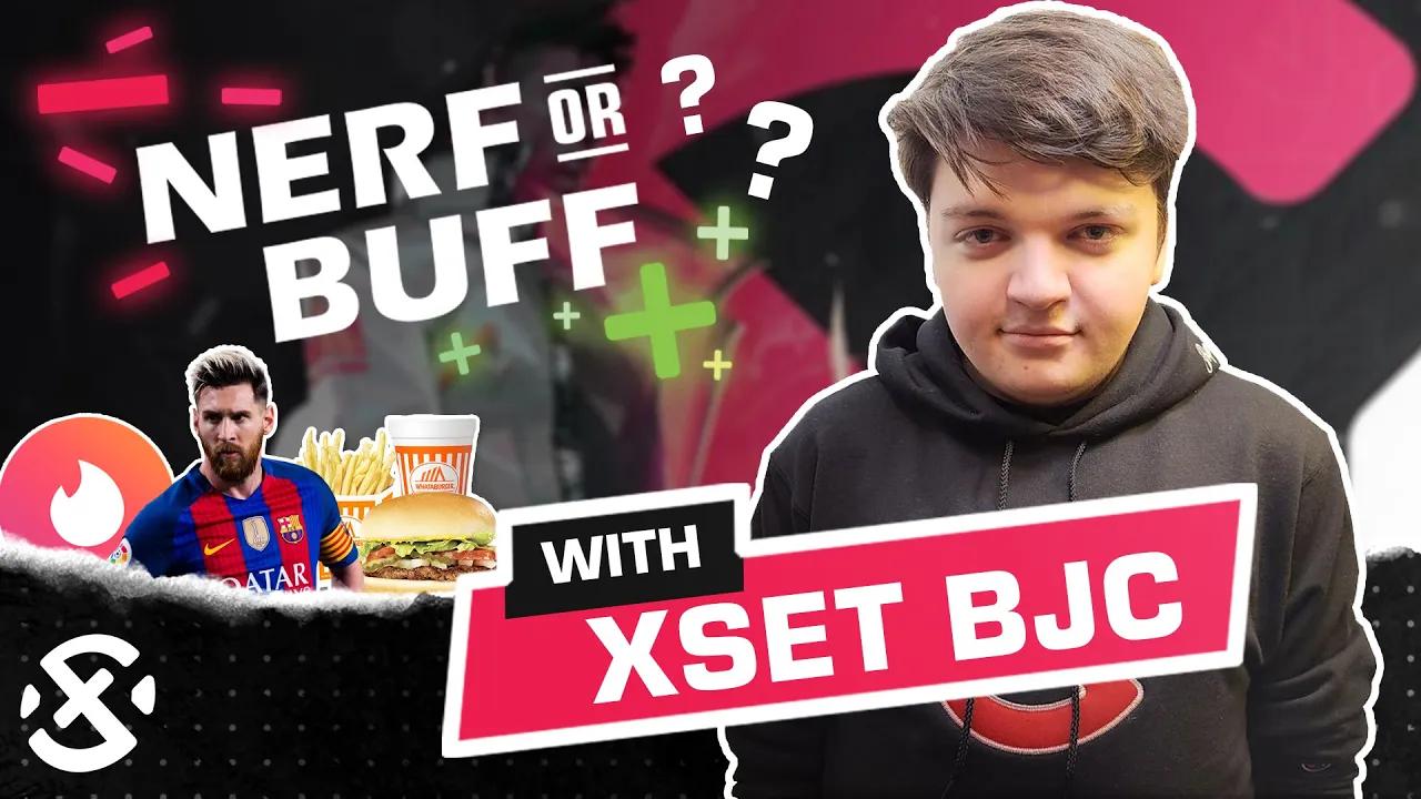 Valorant Pro says touching grass is overrated. (#NerfOrBuff) ft. XSET BcJ thumbnail