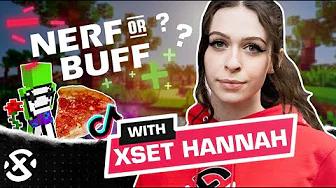 Bedrock vs. Java Minecraft... 😳 (#NerfOrBuff) ft. Hannahxxrose thumbnail