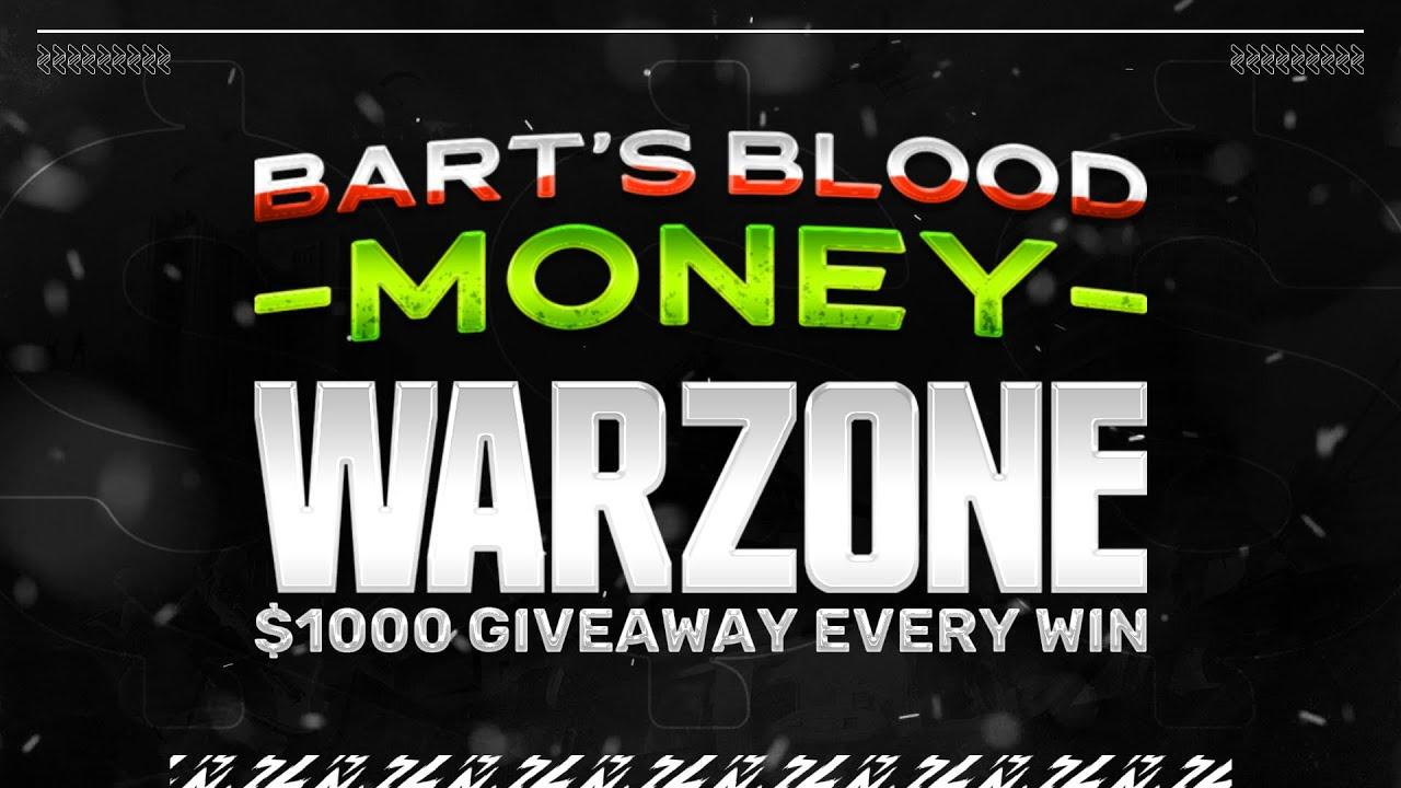 BART'S BLOOD MONEY -- $1000 CASH GIVEAWAY AFTER EVERY WIN! thumbnail