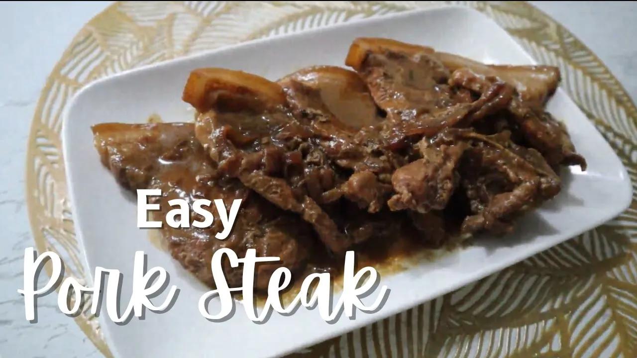 Creamy Pork Steak | Bistek | Taste Buds PH thumbnail