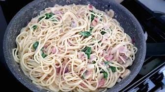 Creamy Carbonara w/ Spinach | Taste Buds PH thumbnail