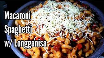 Macaroni Spaghetti with Longganisa thumbnail