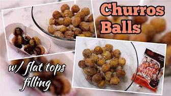 CHURROS FLAT TOPS BALLS (pang negosyo) | How to make Churros Balls with Flat Tops | Taste Buds PH thumbnail