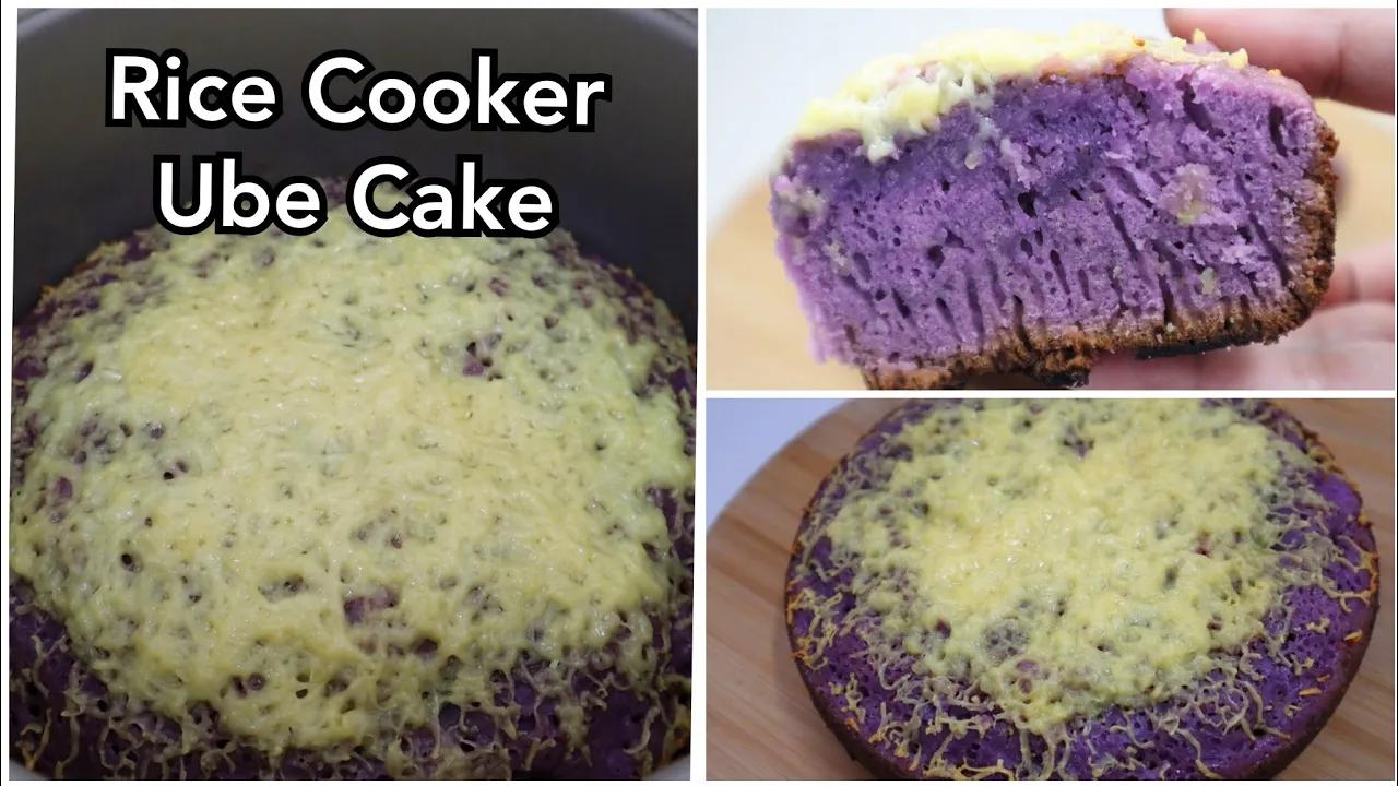 RICE COOKER UBE CAKE | Madali at masarap | Taste Buds PH thumbnail