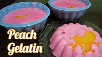 PEACH GELATIN | How to make Peach Jelly | Taste Buds PH thumbnail