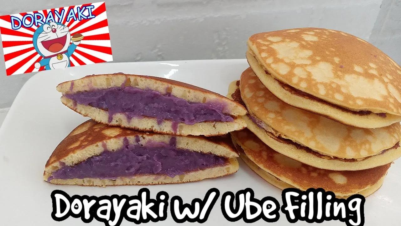 DORAYAKI WITH UBE FILLING | Japanese Pancake | How to make Dorayaki w/ Ube | Taste Buds PH thumbnail