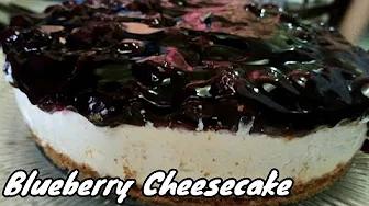 NO BAKE BLUEBERRY CHEESECAKE | Taste Buds PH thumbnail