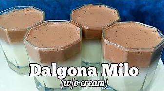 TRENDING DALGONA MILO | How to make Dalgona Choco without cream | Taste Buds PH thumbnail