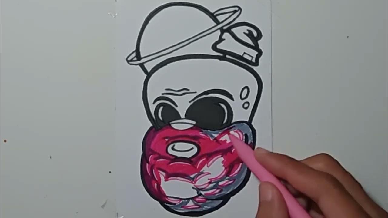 draw alien beards colour thumbnail