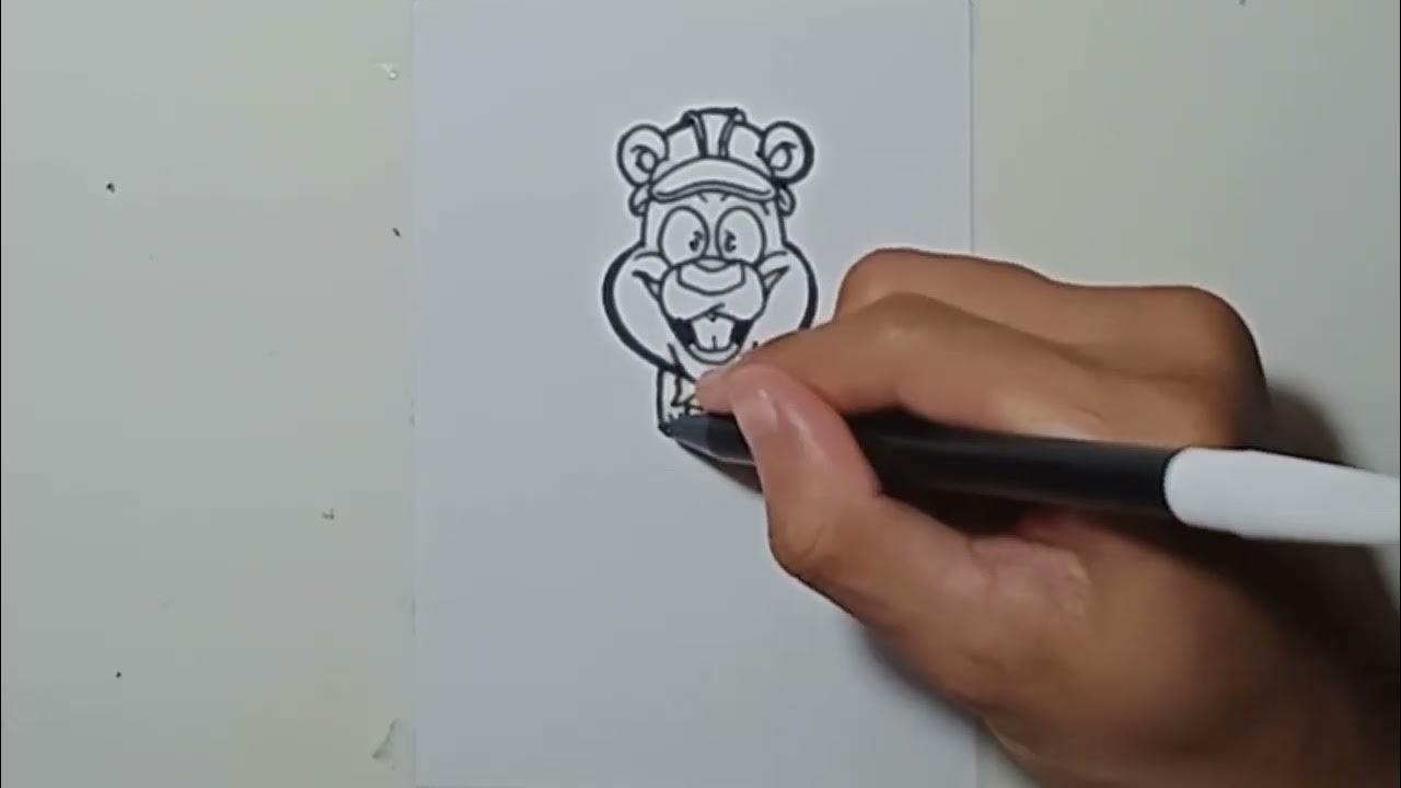 drawing construction beaver thumbnail