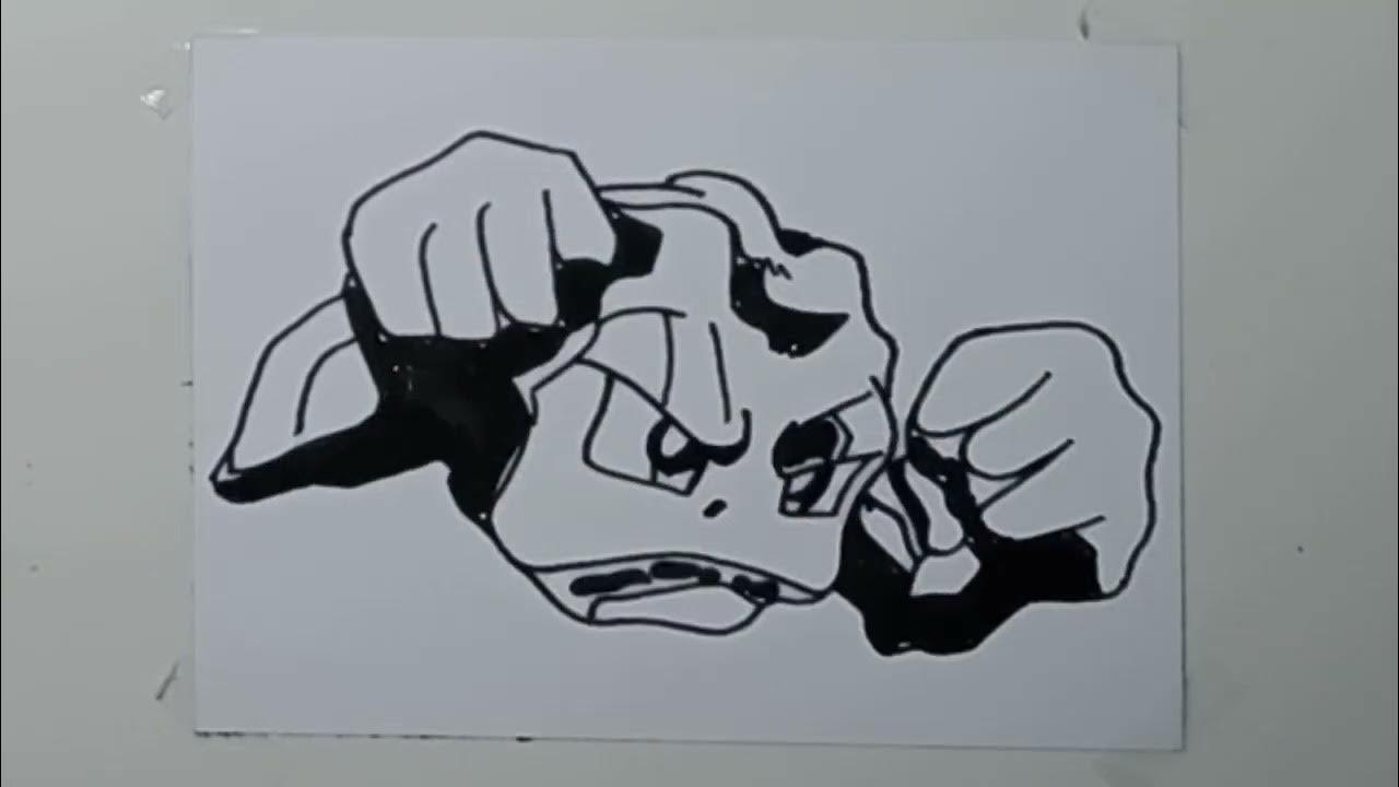 MENGGAMBAR POKEMON GEODUDE thumbnail