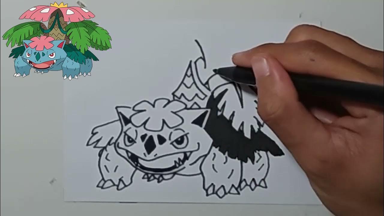 CARA MENGGAMBAR MEGA VENUSAUR DENGAN MUDAH thumbnail