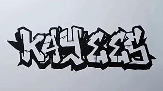 Menggambar Graffity Nama | KAYEES | Riquest thumbnail