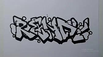 Menggambar Graffity Nama | RENDY | Riquest thumbnail