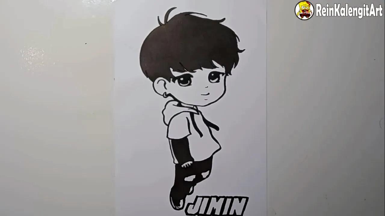 MENGGAMBAR BTS CHIBI JIMIN thumbnail