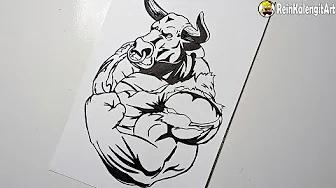 MENGGAMBAR GRAFITY KARAKTER BULLS BEROTOT 💪💪💪 thumbnail