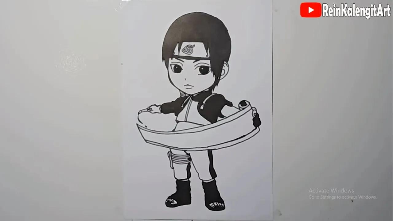 MENGGAMBAR SAI CHIBI #NARUTO thumbnail