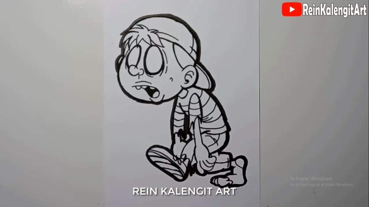 MENGGAMBAR GRAFITY VECTOR ZOMBIE ANAK KECIL#119 #(timelapse) thumbnail