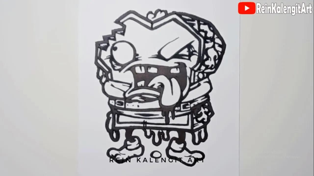 MENGGAMBAR GRAFITY VECTOR KARAKTER SANDWICH GILA KERENNN #99 thumbnail