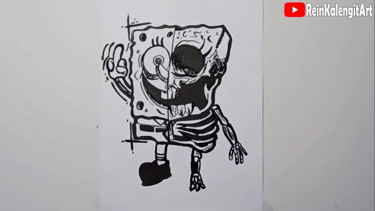 MENGGAMBAR GRAFITY VECTOR KARAKTER SPONSBOB X TENGKORAK SPONSBOB KEREN!!! #92 thumbnail