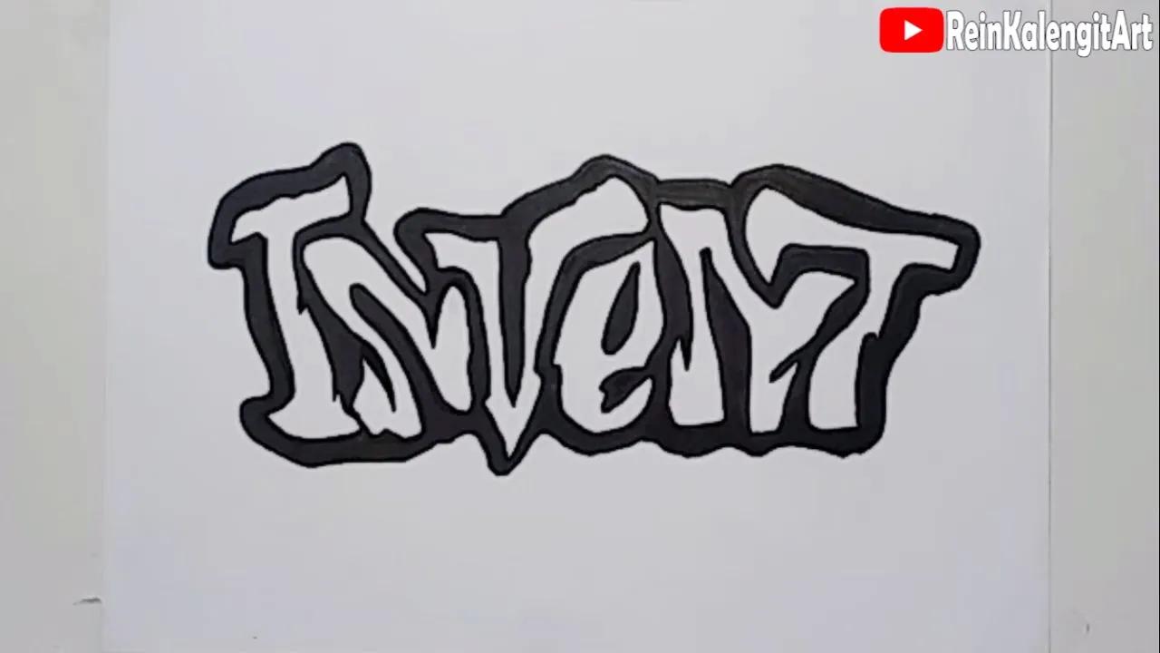 Menggambar Grafity Text Simpel INVENT thumbnail