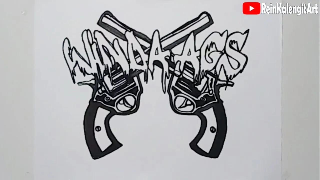 MENGGAMBAR GRAFITY NAMA WINDA AGS | RIQUEST thumbnail