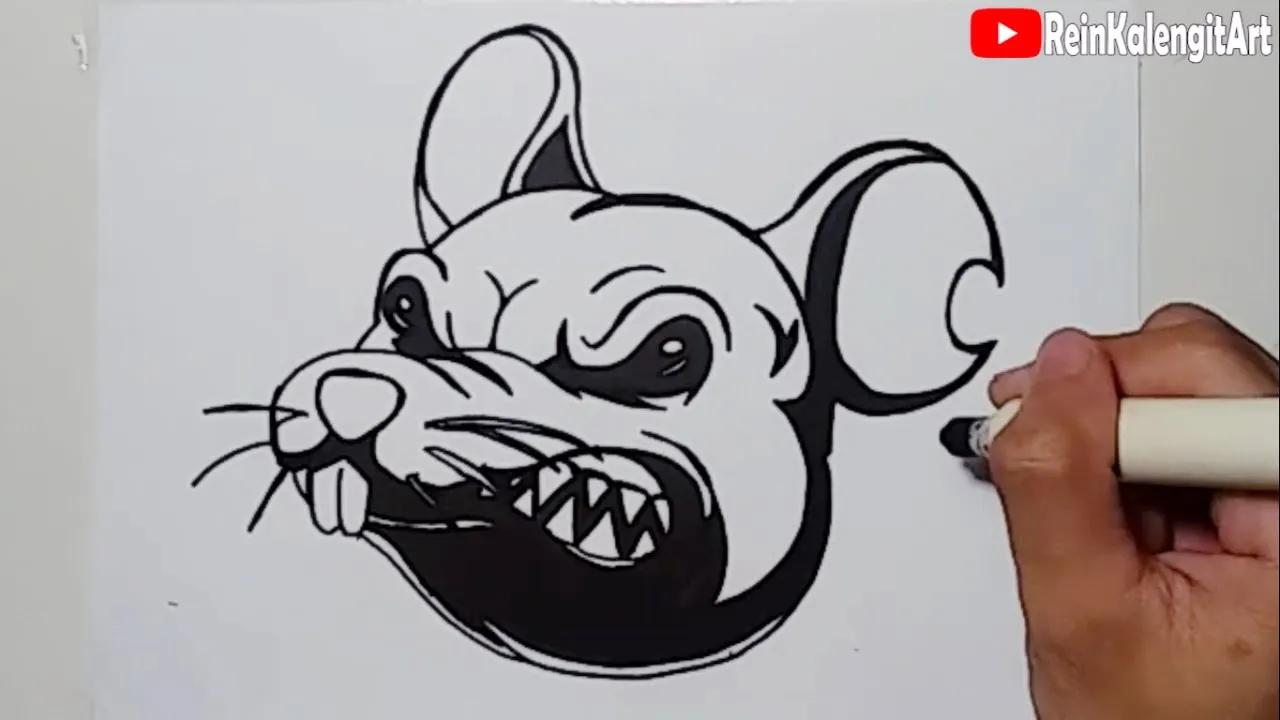 MENGGAMBAR GRAFITY VECTOR KARAKTER TIKUS..!!! #70 thumbnail