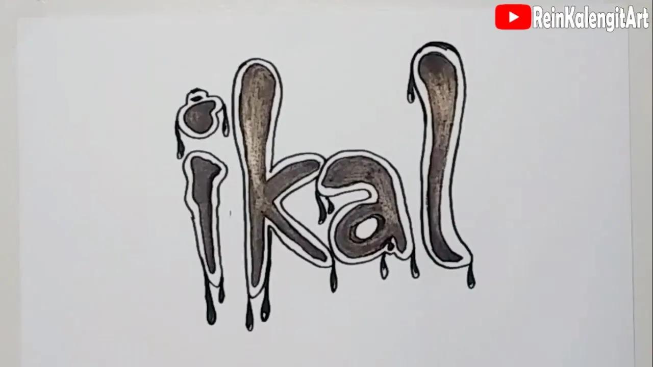 Menggambar Grafity Nama IKAL riques thumbnail