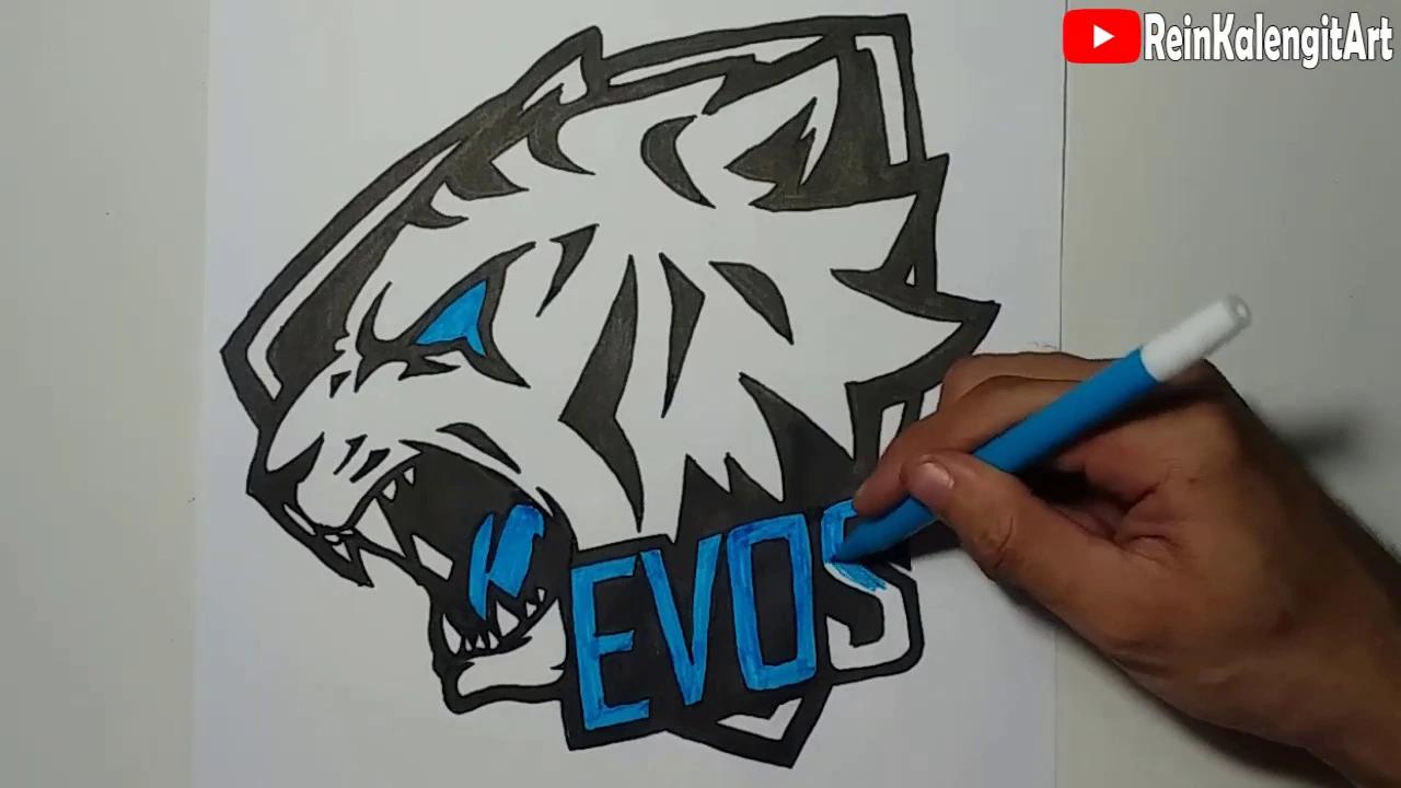 Menggambar Logo EVOS Team Mobile Legend Indonesia thumbnail