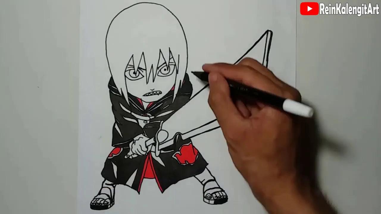 Cara Menggambar Chibi SUIGETSU AKATSUKI Dan Mewarnainya thumbnail