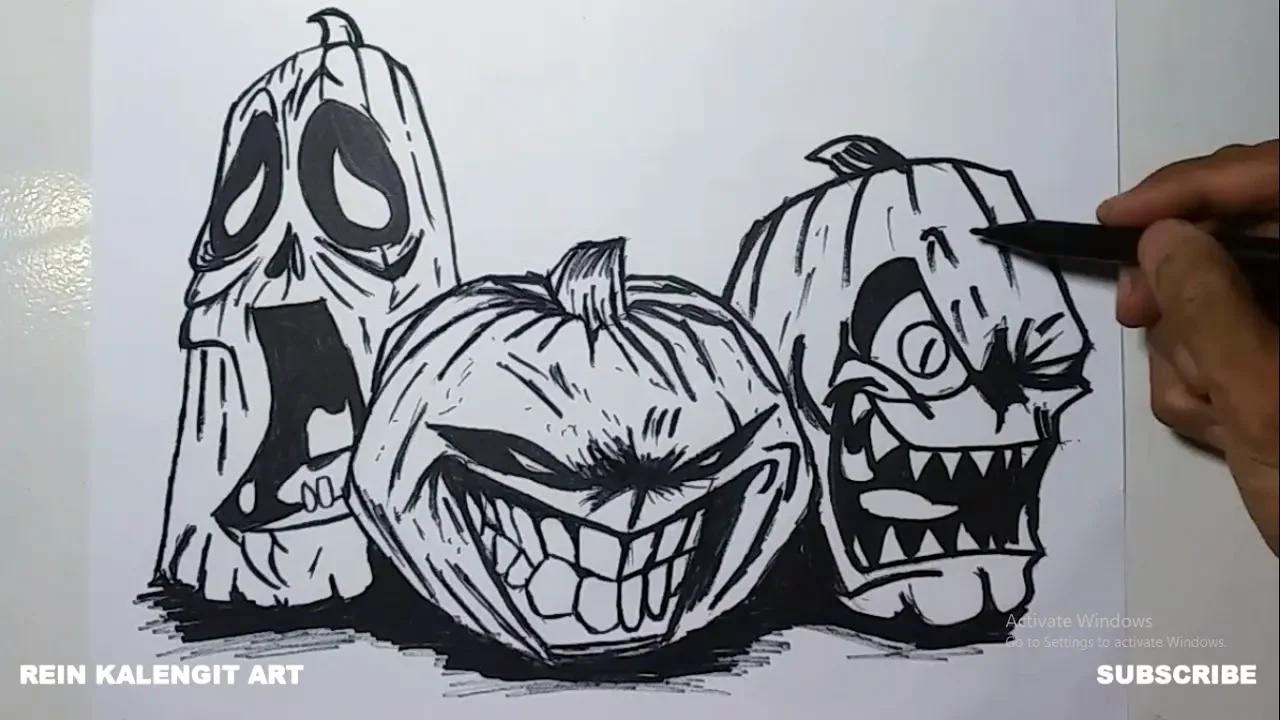 Menggambar 3 Karakter Grafity LABU HALLOWEEN Keren #37 thumbnail