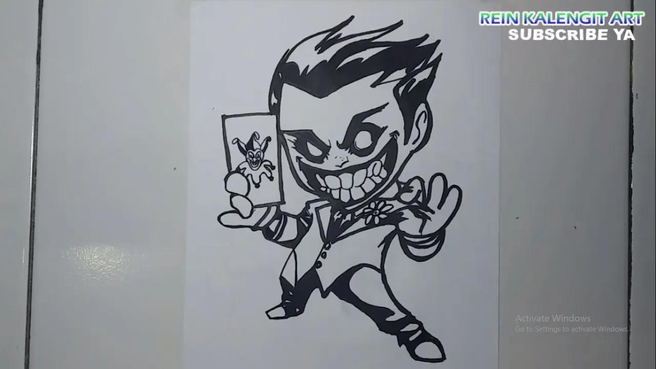 Menggambar JOKER Chibi Keren thumbnail