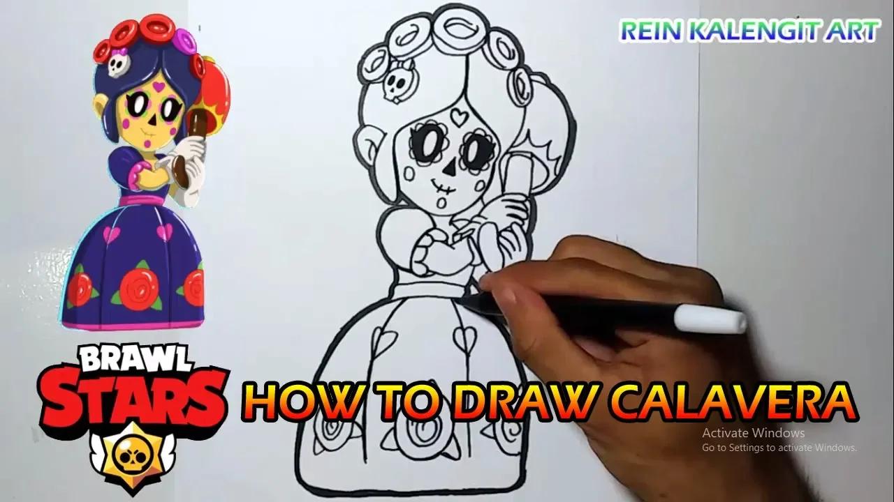 Menggambar CALAVERA PIPER | Brawl Stars thumbnail