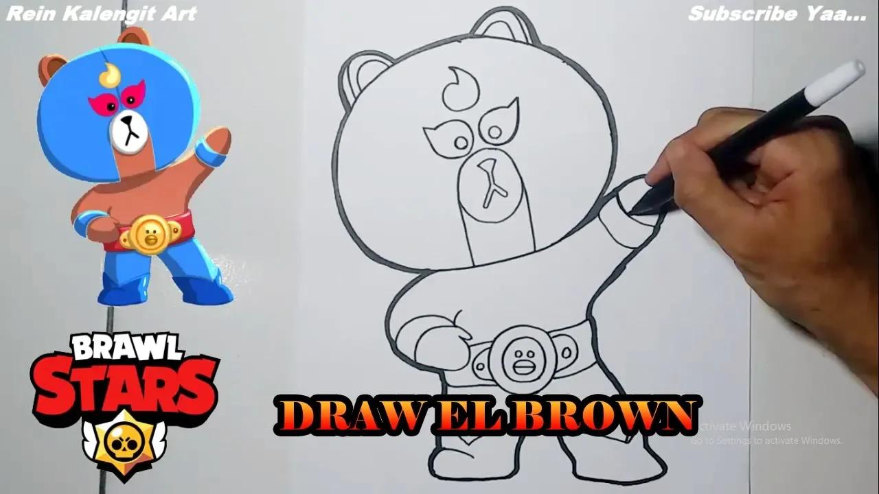 Menggambar El BROWN | Brawl Stars thumbnail