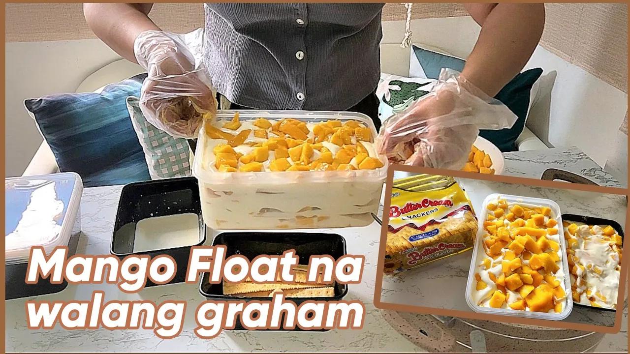 Mango Float using Butter Cream Crackers (para maiba naman) | Home & DIY PH thumbnail