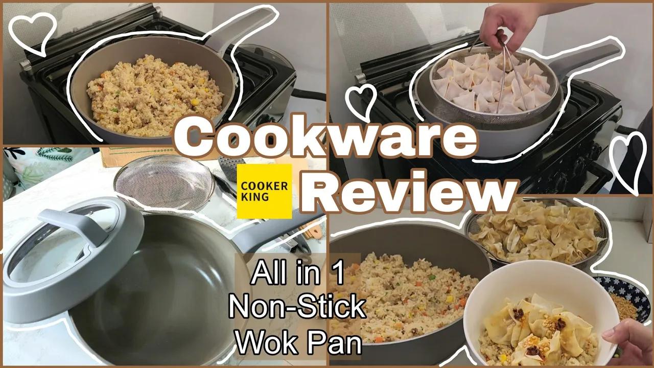 Cookware Review of Cooker King's All in 1 Non-Stick Wok Pan | aesthetic wok pan 😍 | Home & DIY PH thumbnail