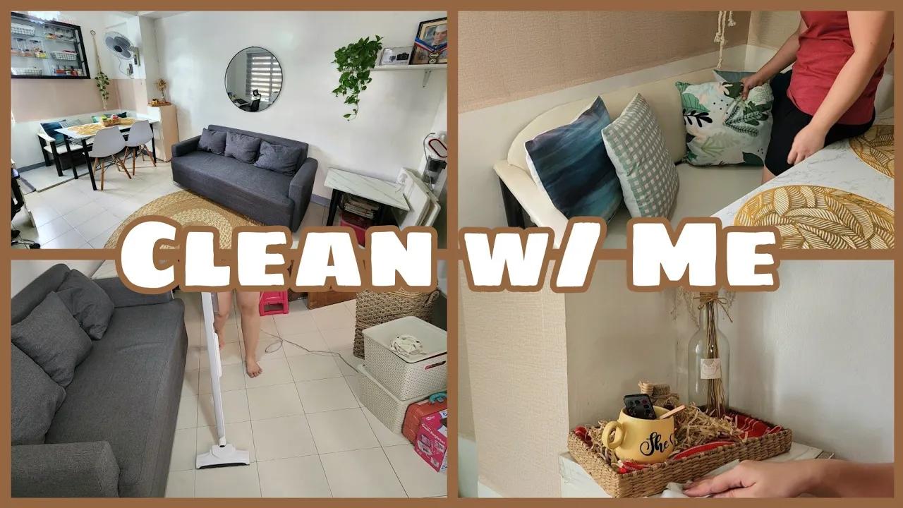 CLEAN WITH ME + Tips how to maximize your small space | Small House Cleaning | Cleaning Motivation thumbnail