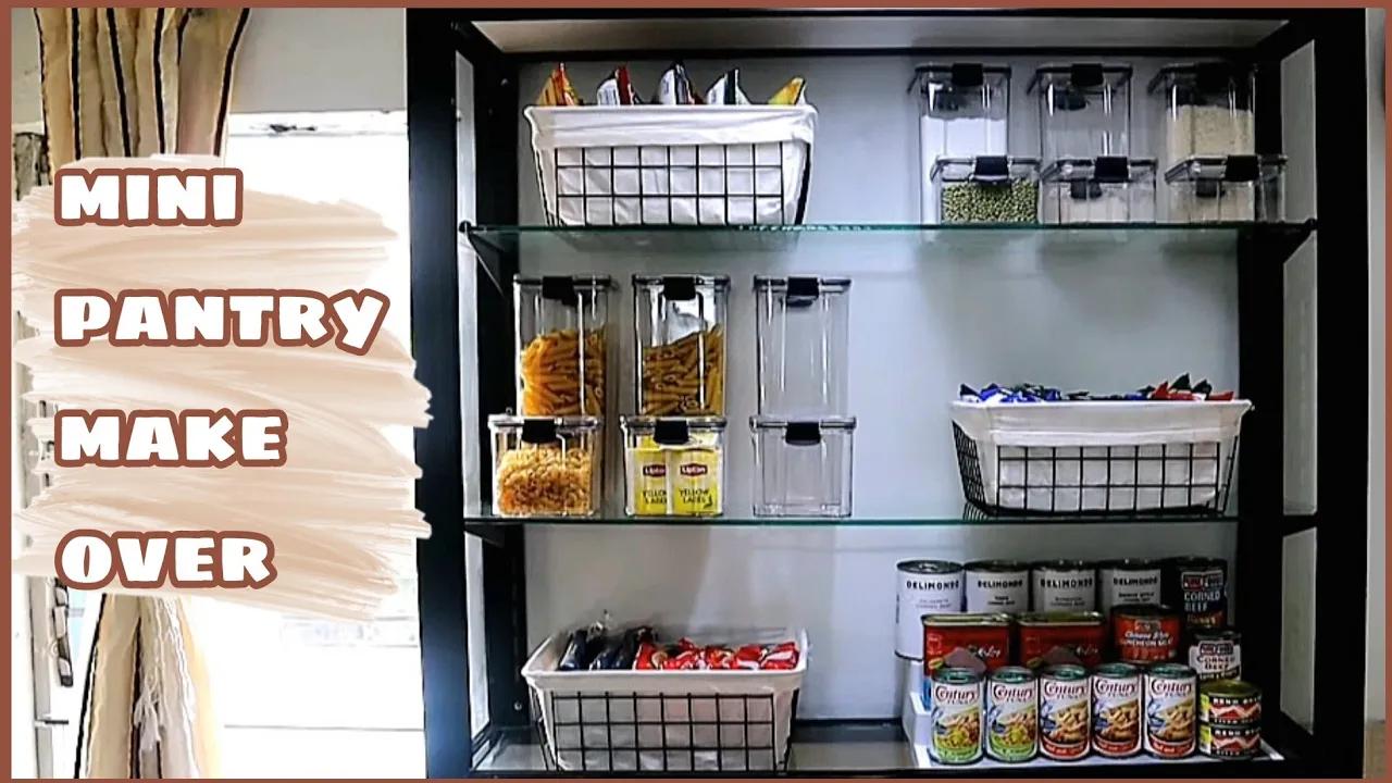 MINI HANGING PANTRY MAKEOVER | Home & DIY PH thumbnail