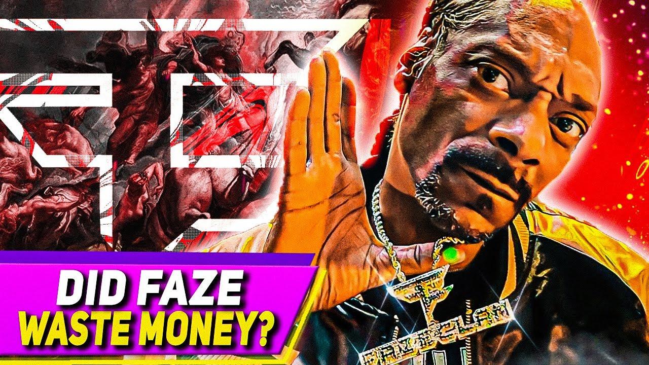 FaZe "we weren't throwing money in the garbage, we were making a mythology" thumbnail