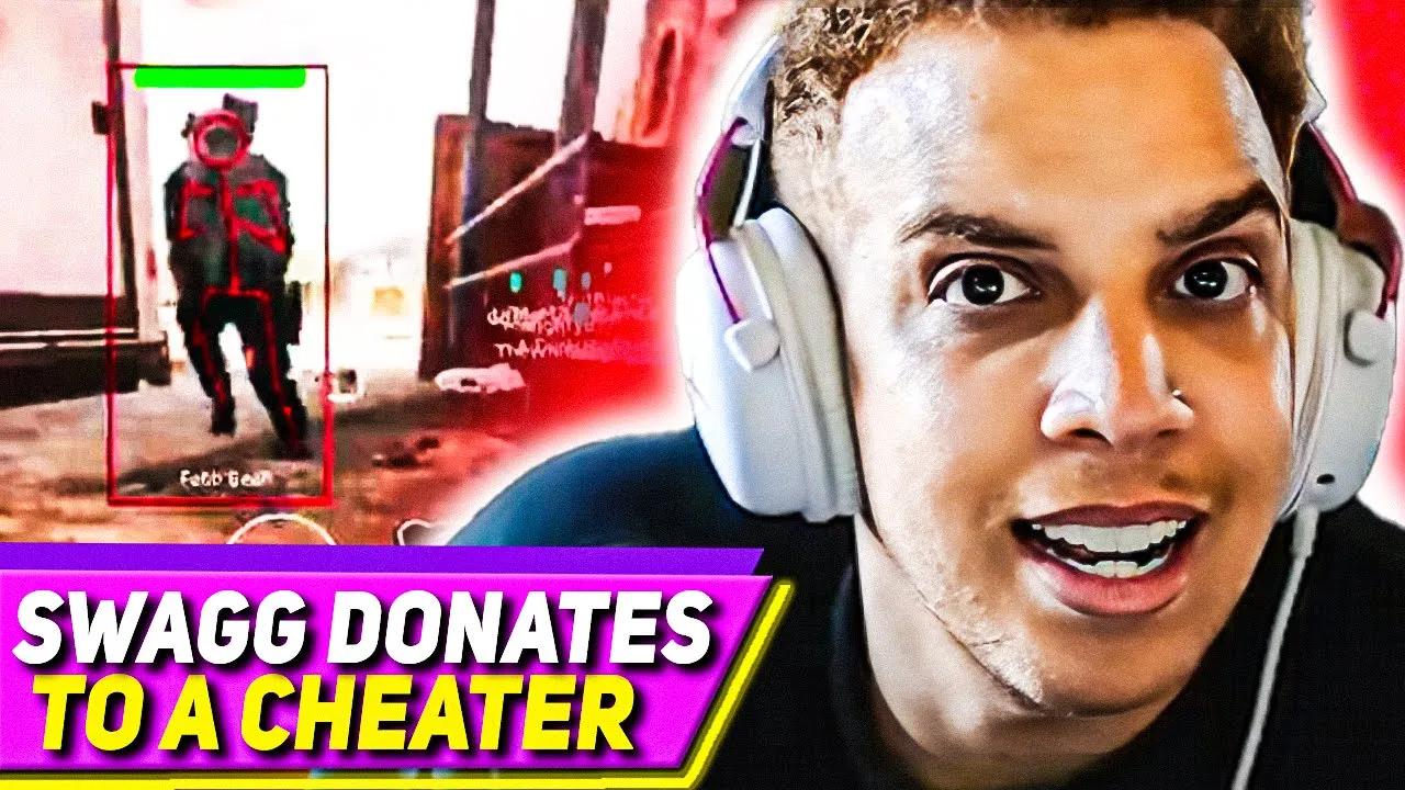 FaZe Swagg Donates to Warzone Cheater CAUGHT minutes later thumbnail