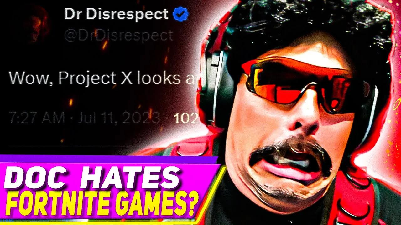 Dr Disrespect RAGES at Low Budget Fortnite Games thumbnail