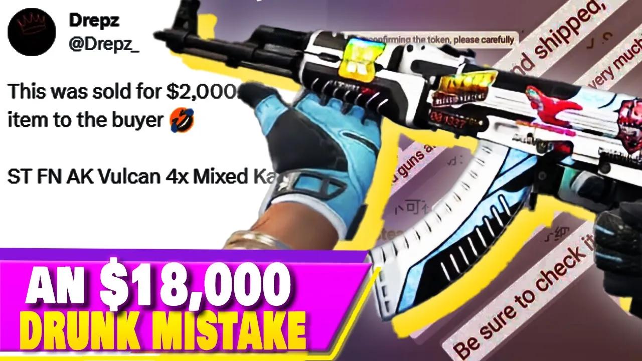 Drunk CS Player Sells $20,000 Skin for $2,000... thumbnail