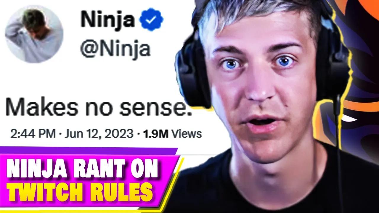 Ninja FULL RANT on Twitch Banning Simulcasting thumbnail