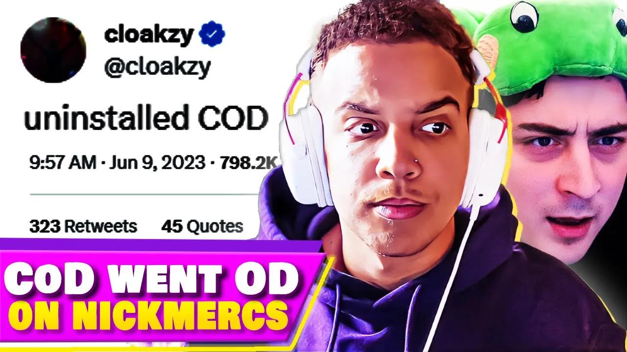 FaZe Swagg and Cloakzy on Nickmercs CoD Removal thumbnail