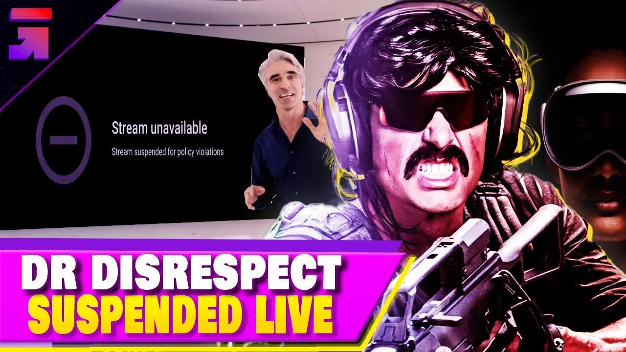 Dr Disrespect SUSPENDED Live for THIS thumbnail