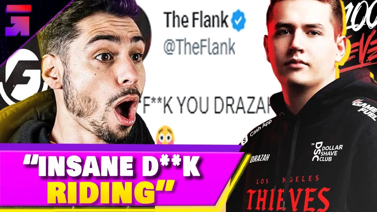 Drazah BEEF with The Flank "Insane dickriding" thumbnail