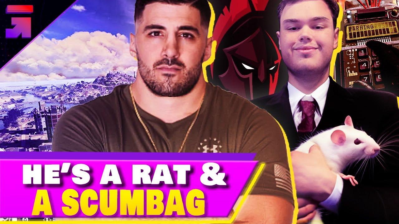 Nickmercs on Scummn "He's a rat, a scumbag" thumbnail